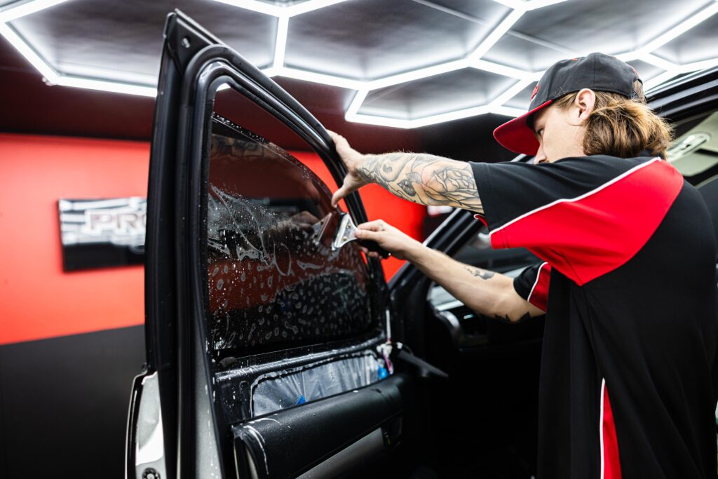 Professional Car Detailing workshop service bay