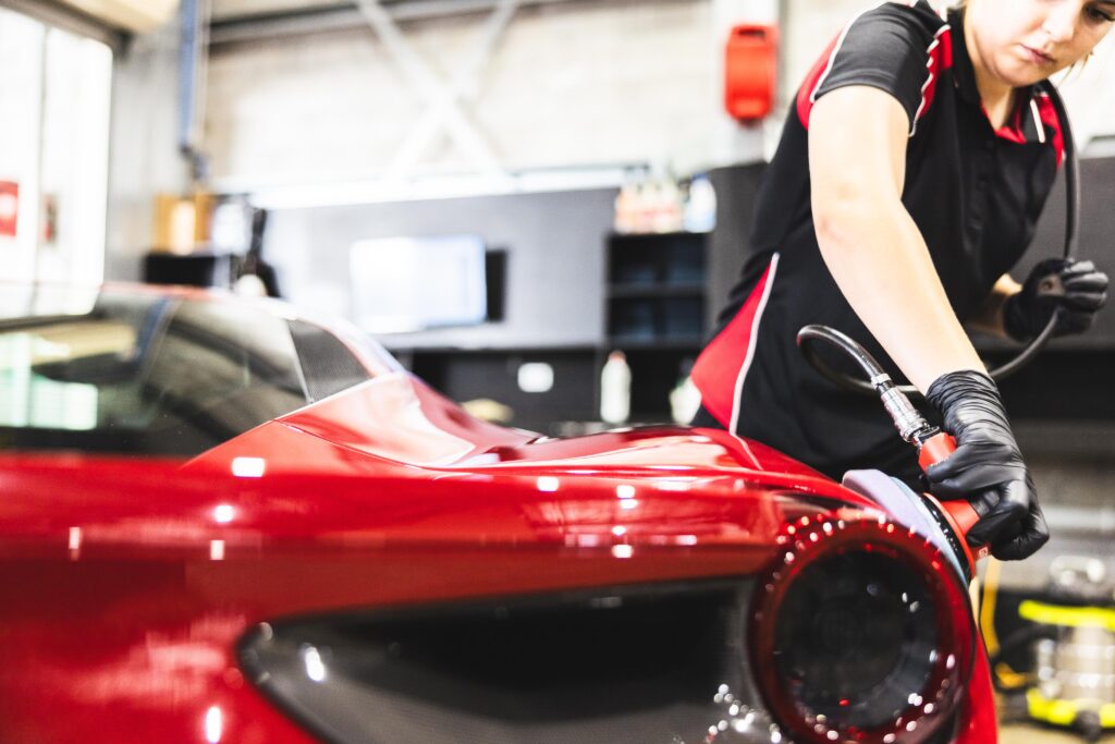 Professional paint protection work